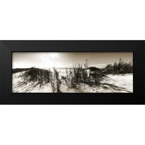 The Wind in the Dunes I Black Modern Wood Framed Art Print by Bay, Noah
