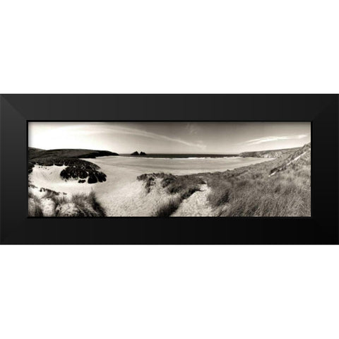 The Wind in the Dunes II Black Modern Wood Framed Art Print by Bay, Noah