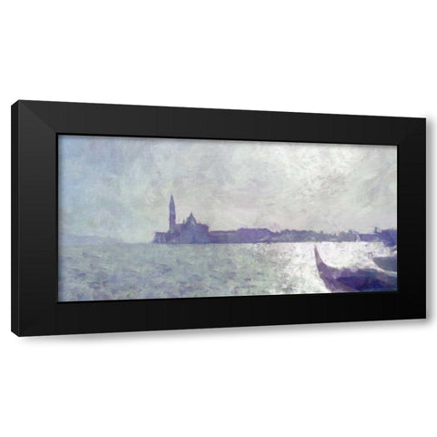Venice Light II Black Modern Wood Framed Art Print with Double Matting by Bay, Noah