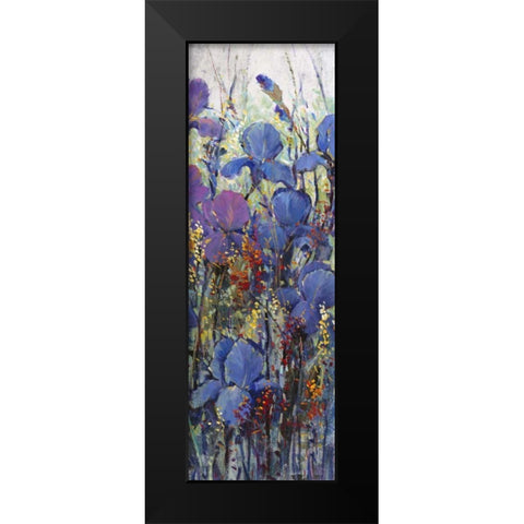 Iris Field III Black Modern Wood Framed Art Print by OToole, Tim