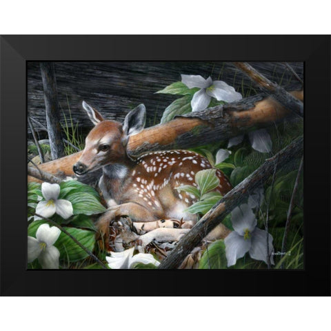 Undercover I Black Modern Wood Framed Art Print by Daniel, Kevin