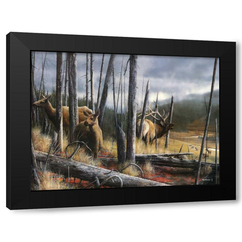Consequence of Time Black Modern Wood Framed Art Print by Daniel, Kevin