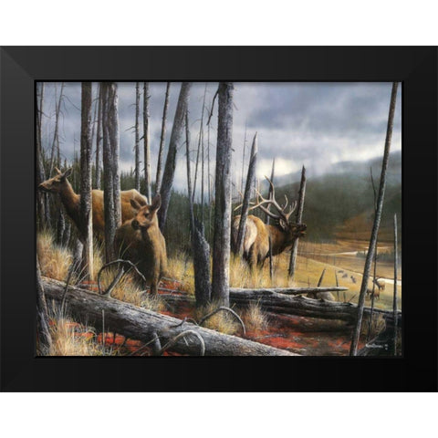 Consequence of Time Black Modern Wood Framed Art Print by Daniel, Kevin