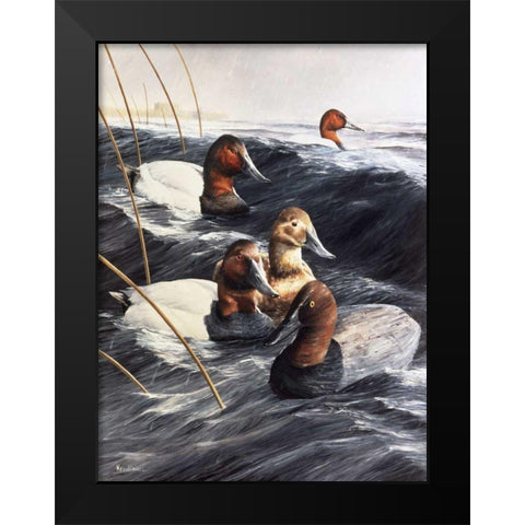 The Lost Decoy Black Modern Wood Framed Art Print by Daniel, Kevin