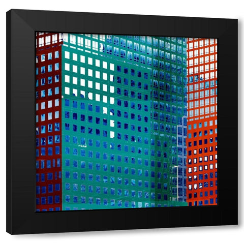 Bright City I Black Modern Wood Framed Art Print by Robinson, Emily