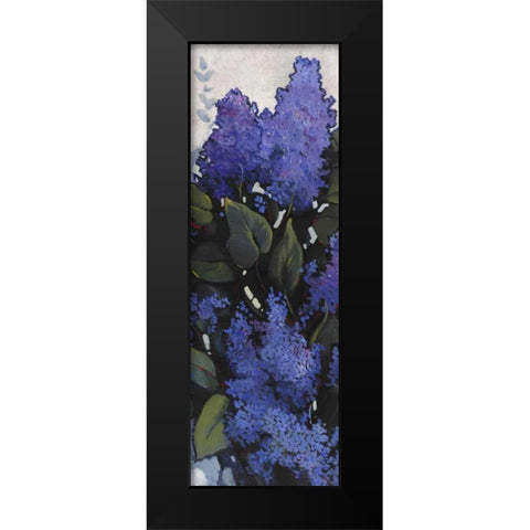 Lilac Spray I Black Modern Wood Framed Art Print by OToole, Tim