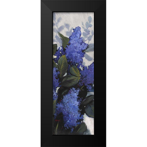 Lilac Spray II Black Modern Wood Framed Art Print by OToole, Tim