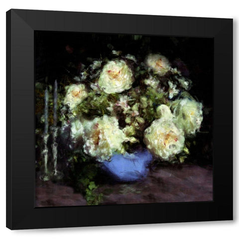 Classic Flowers I Black Modern Wood Framed Art Print by Bay, Noah
