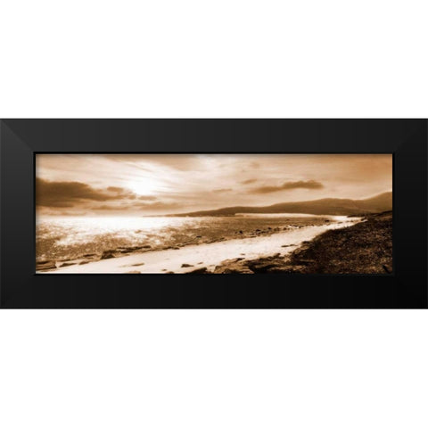 Through the Dunes Black Modern Wood Framed Art Print by Bay, Noah