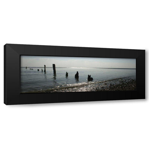 Beach Study I Black Modern Wood Framed Art Print by Bay, Noah