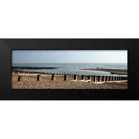 Beach Study IV Black Modern Wood Framed Art Print by Bay, Noah