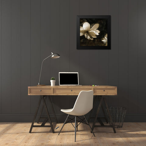 Bronze Lily II Black Modern Wood Framed Art Print by Bay, Noah