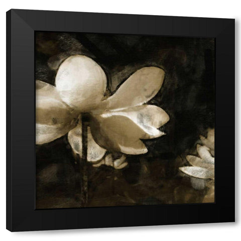 Bronze Lily II Black Modern Wood Framed Art Print with Double Matting by Bay, Noah