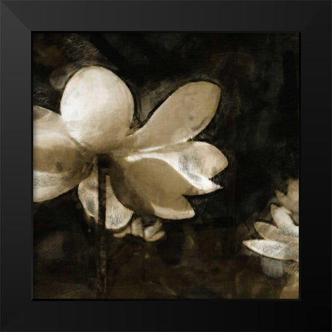 Bronze Lily II Black Modern Wood Framed Art Print by Bay, Noah