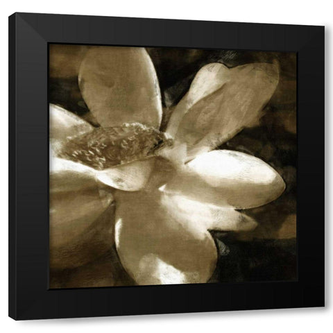 Bronze Lily III Black Modern Wood Framed Art Print by Bay, Noah