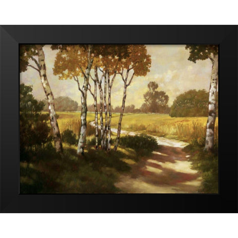 Country Walk II Black Modern Wood Framed Art Print by Reynolds, Graham