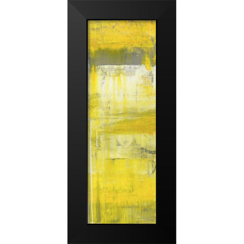 Mellow Yellow II Black Modern Wood Framed Art Print by Ashley, Erin
