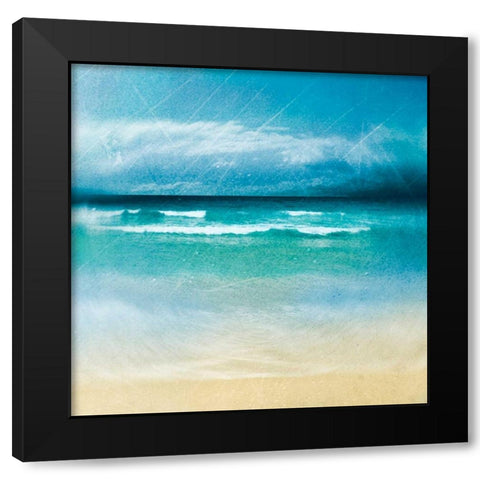 Ocean Movement II Black Modern Wood Framed Art Print with Double Matting by Robinson, Emily