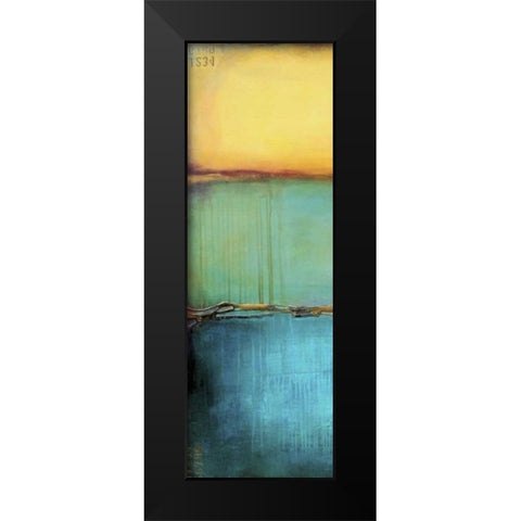 Emeralds Bay I Black Modern Wood Framed Art Print by Ashley, Erin