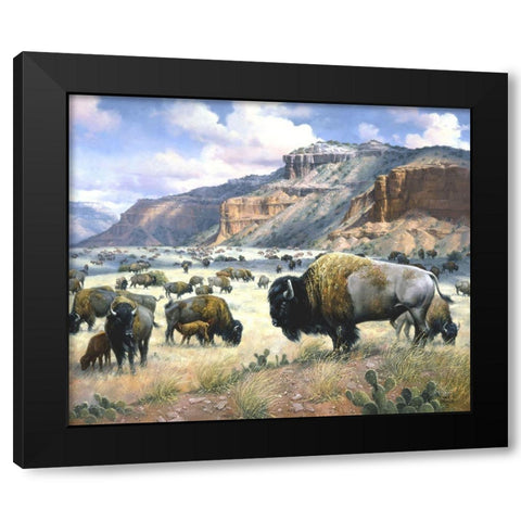 Goodnights Legacy Black Modern Wood Framed Art Print with Double Matting by Sorenson, Jack