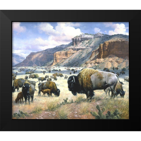 Goodnights Legacy Black Modern Wood Framed Art Print by Sorenson, Jack