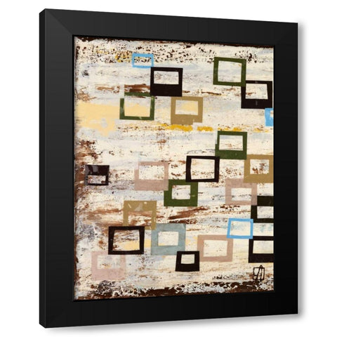 Square RD I Black Modern Wood Framed Art Print by Avondet, Natalie