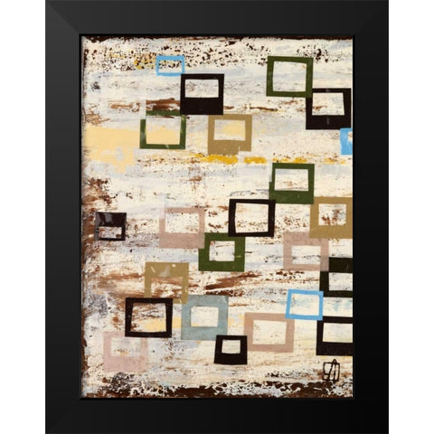 Square RD I Black Modern Wood Framed Art Print by Avondet, Natalie