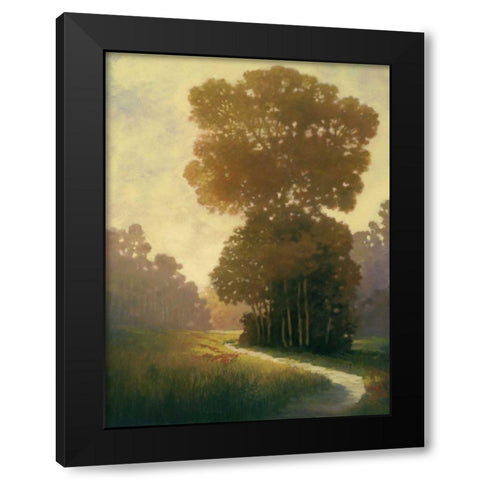 Summertime I Black Modern Wood Framed Art Print with Double Matting by Reynolds, Graham