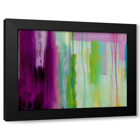 Spring Stream II Black Modern Wood Framed Art Print by Ashley, Erin