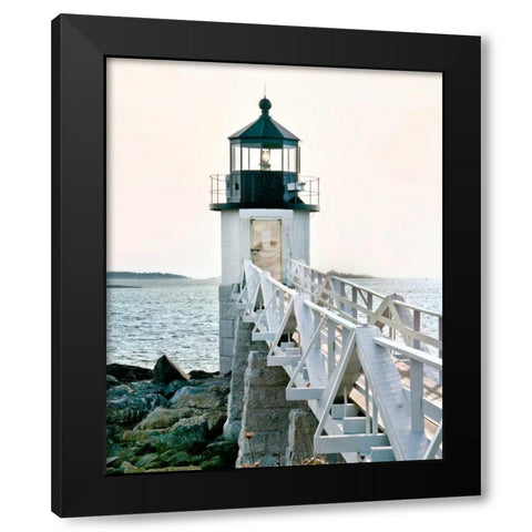 Lighthouse Views I Black Modern Wood Framed Art Print by Perry, Rachel