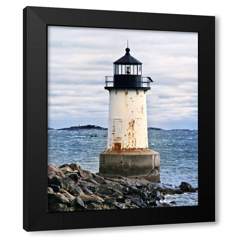 Lighthouse Views II Black Modern Wood Framed Art Print by Perry, Rachel