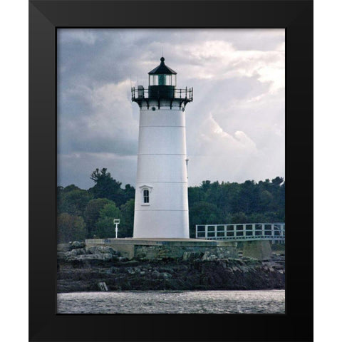 Lighthouse Views IV Black Modern Wood Framed Art Print by Perry, Rachel