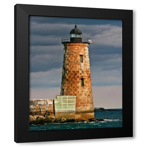 Lighthouse Views V Black Modern Wood Framed Art Print by Perry, Rachel