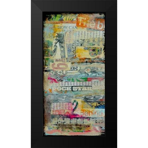 In the Mix I Black Modern Wood Framed Art Print by Ashley, Erin