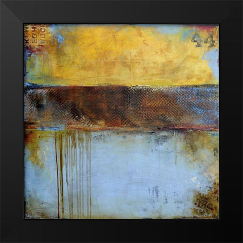 Crossroad 44 Black Modern Wood Framed Art Print by Ashley, Erin