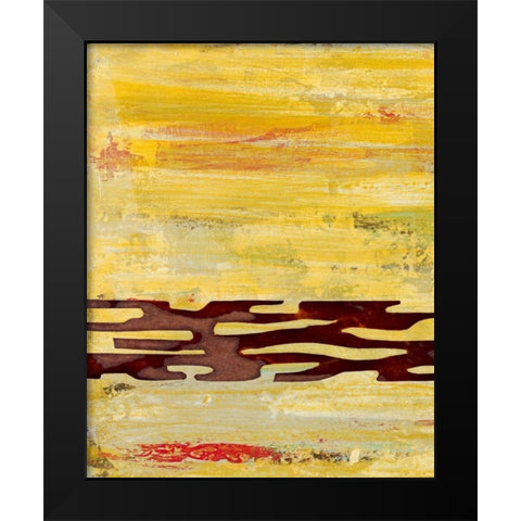 Tire Mark I Black Modern Wood Framed Art Print by Avondet, Natalie