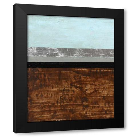 Textured Light I Black Modern Wood Framed Art Print with Double Matting by Avondet, Natalie