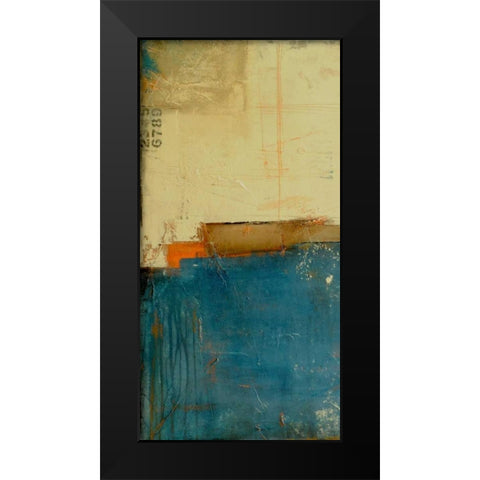 Backward Mile I Black Modern Wood Framed Art Print by Ashley, Erin
