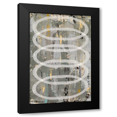 Double Nested Spring Black Modern Wood Framed Art Print with Double Matting by Avondet, Natalie