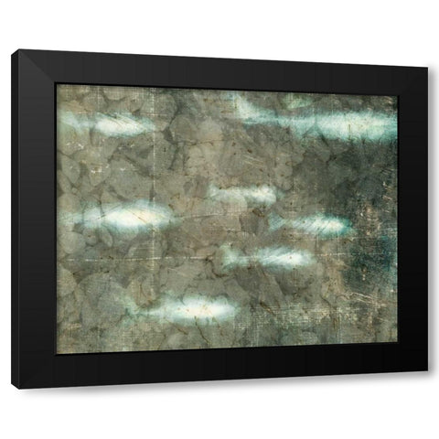 New School III Black Modern Wood Framed Art Print with Double Matting by Vision Studio