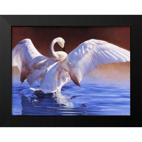 Boudoir Black Modern Wood Framed Art Print by Chapman, Julie T.