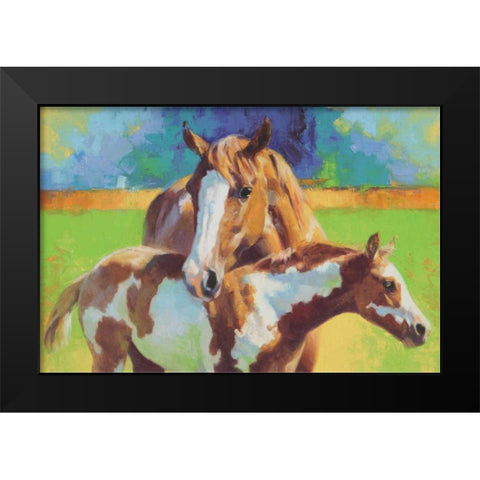 Morning Colors Black Modern Wood Framed Art Print by Chapman, Julie T.