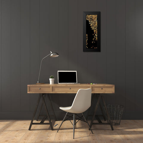 Stock I Black Modern Wood Framed Art Print by Ashley, Erin