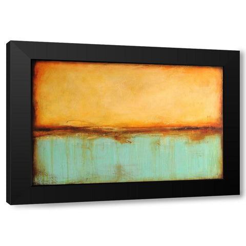 Serenity Black Modern Wood Framed Art Print by Ashley, Erin