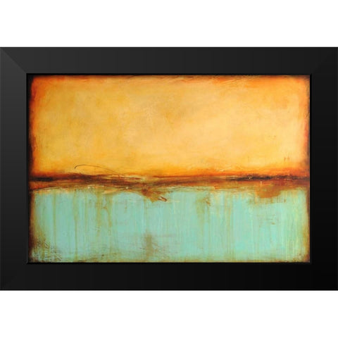 Serenity Black Modern Wood Framed Art Print by Ashley, Erin