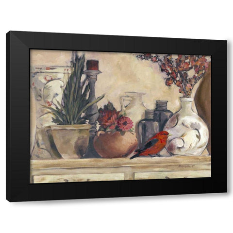 Vases and Pots Black Modern Wood Framed Art Print by Cohen, Marietta