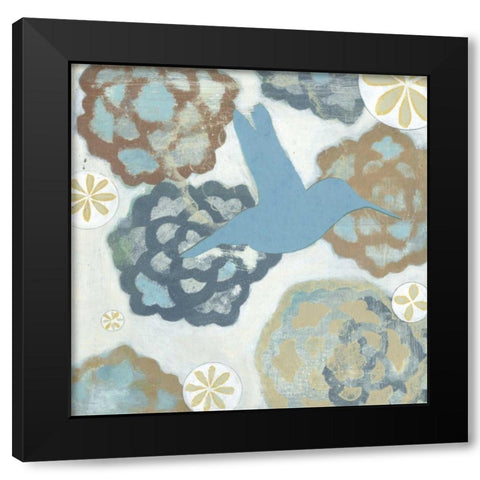 Hover I Black Modern Wood Framed Art Print with Double Matting by Fuchs, Jodi