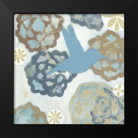 Hover I Black Modern Wood Framed Art Print by Fuchs, Jodi