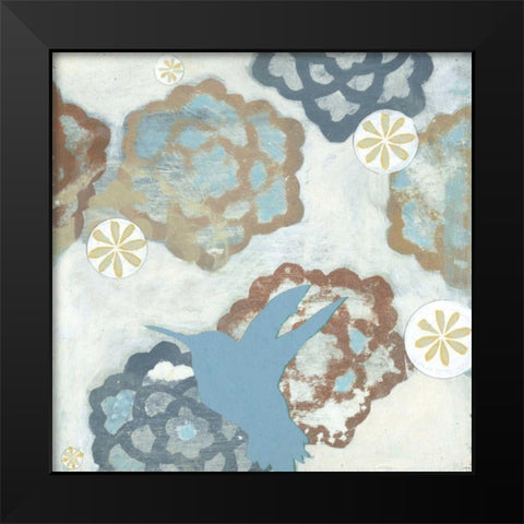 Hover II Black Modern Wood Framed Art Print by Fuchs, Jodi