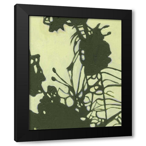 Exotic Silhouette I Black Modern Wood Framed Art Print by Fuchs, Jodi